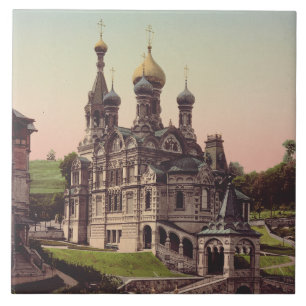 Russian Orthodox Church in Moscow Ceramic Tile