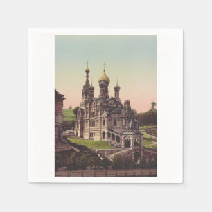 Russian Orthodox Church in Moscow Napkin