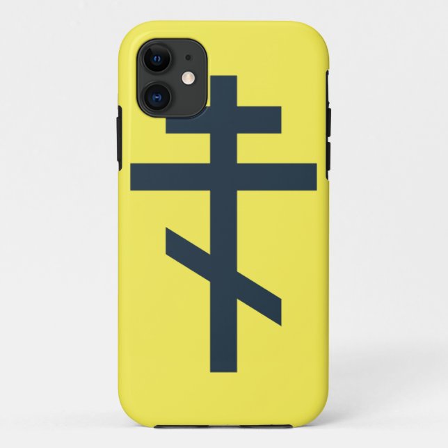 Russian Orthodox cross Case-Mate iPhone Case (Back)