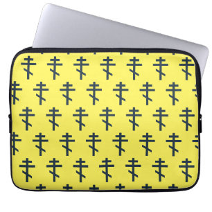 Russian Orthodox cross Laptop Sleeve