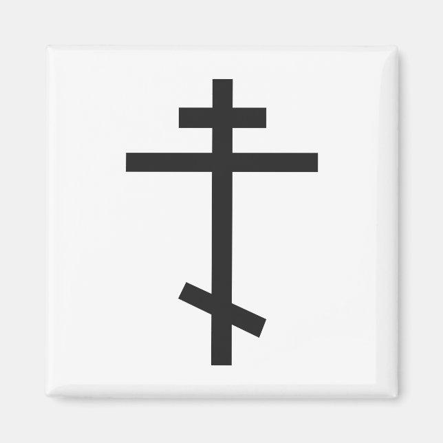 Russian Orthodox Cross Magnet (Front)