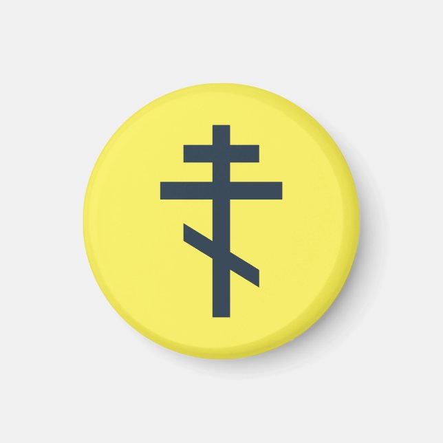 Russian Orthodox cross Magnet (Front)