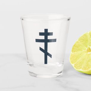 Russian Orthodox cross Shot Glass