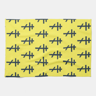Russian Orthodox cross Tea Towel
