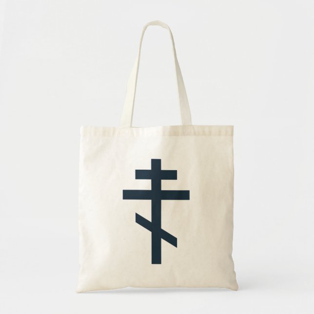 Russian Orthodox cross Tote Bag (Front)