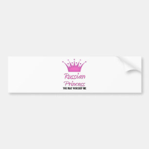 Russian Princess Bumper Sticker