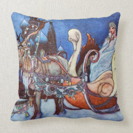 Russian Princess Charles Robinson Illustration Cushion