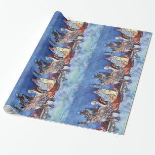 Russian Princess Charles Robinson Illustration Wrapping Paper