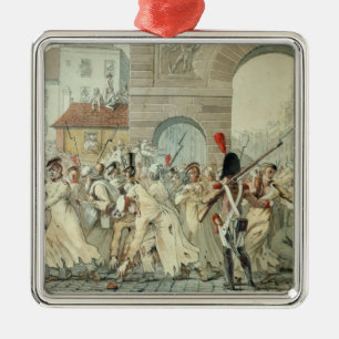 Russian Prisoners Paraded on the Boulevard Metal Tree Decoration