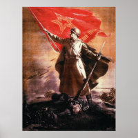 Russian Propaganda Poster from WWII