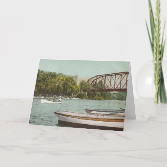 Russian River in Healdsburg Card (Front)