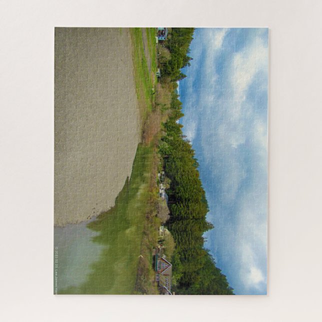 Russian River in Monte Rio, California - Puzzle (Vertical)