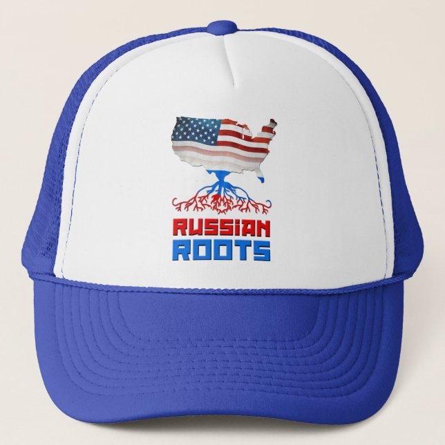 Russian Roots Trucker Hat (Front)