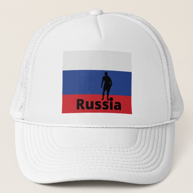 Russian soccer, customisable trucker hat (Front)