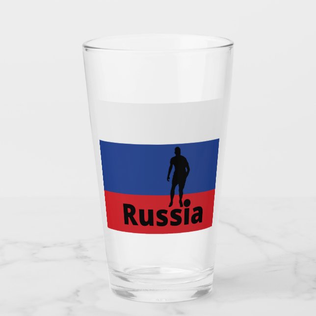 Russian soccer glass (Front)