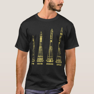 Russian Soviet Rockets 3 T-Shirt