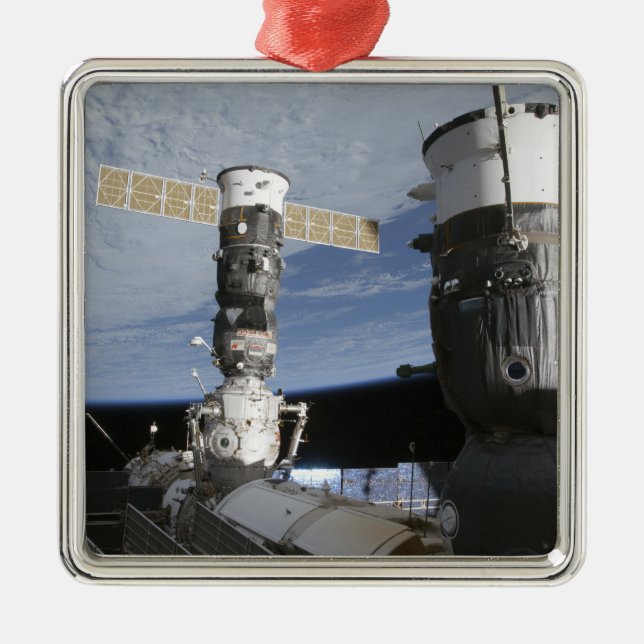 Russian Soyuz and Progress spacecrafts Metal Tree Decoration (Front)