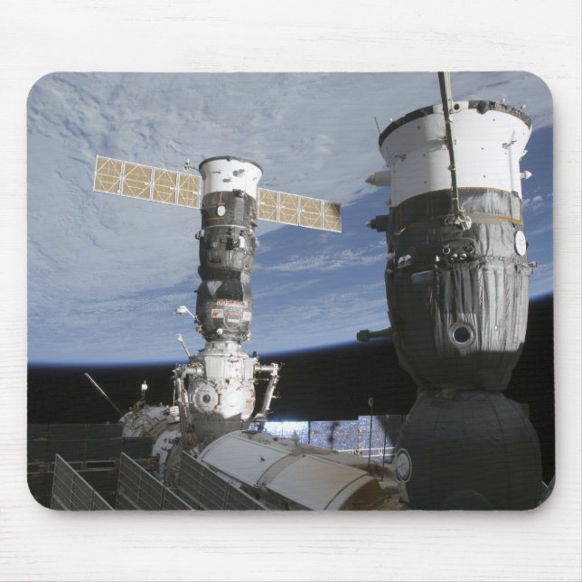 Russian Soyuz and Progress spacecrafts Mouse Pad (Front)