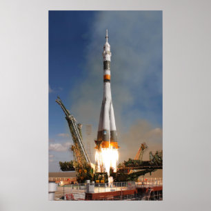 Russian Soyuz Liftoff - October 12, 2008 Poster