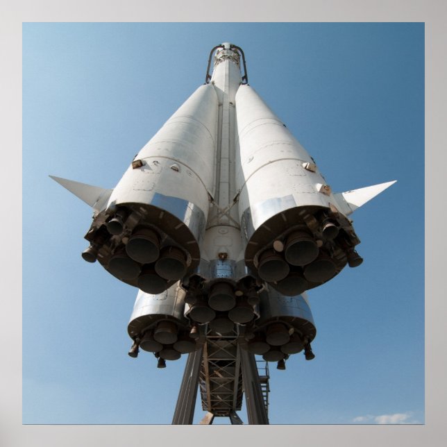 Russian spaceship Vostok Poster (Front)