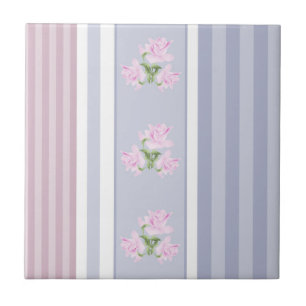 Russian, striped , patchwork ceramic tile