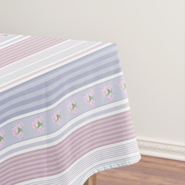 Russian, striped , patchwork tablecloth (In Situ)