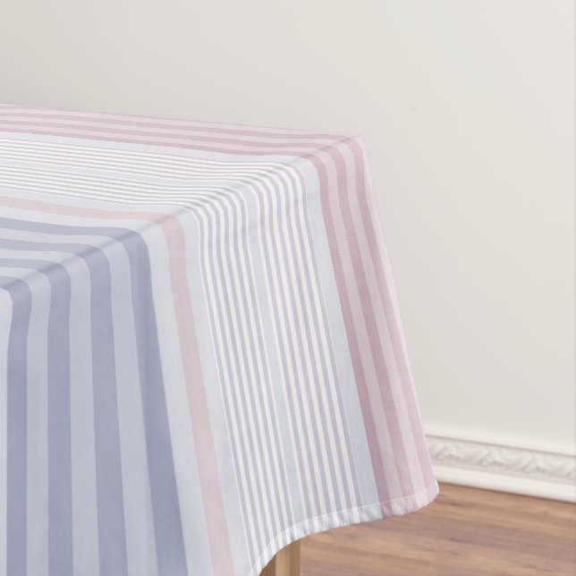 Russian, striped , patchwork tablecloth (In Situ)