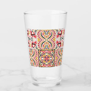 Russian style boho chic pattern    glass