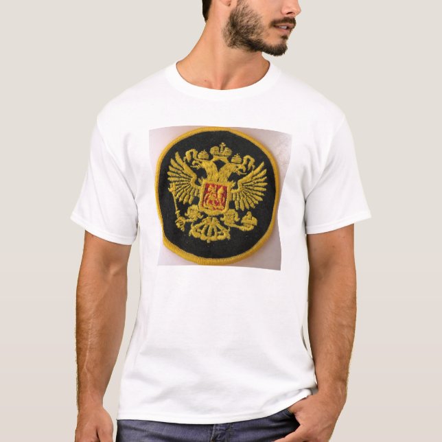 russian symbol.two headed eagle T-Shirt (Front)