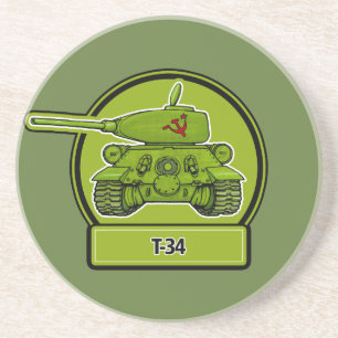 Russian T34 Military tank Coaster