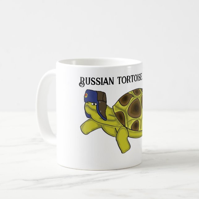 Russian Tortoise Mug (Front Left)