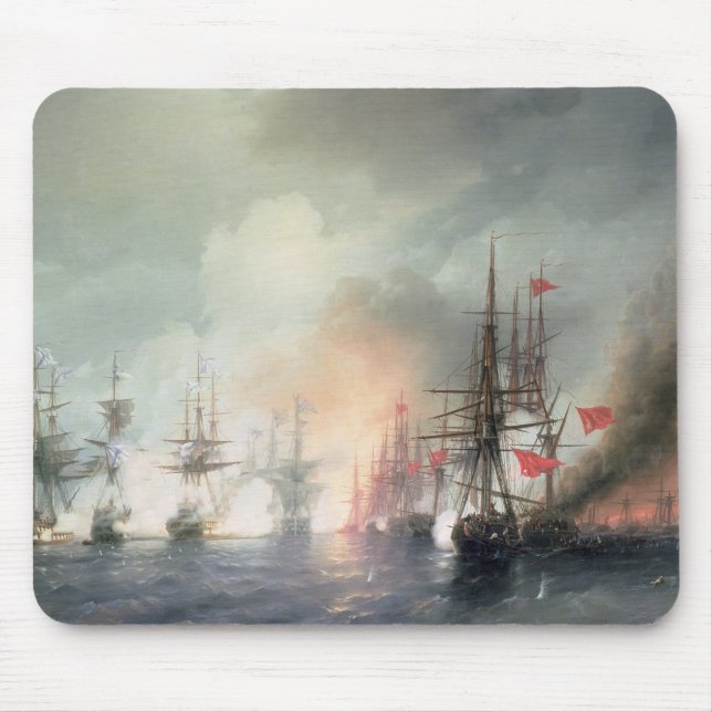 Russian-Turkish Sea Battle of Sinop Mouse Pad (Front)
