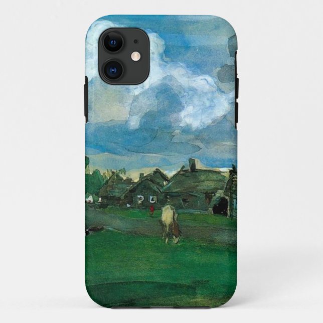 Russian Village Valentin Serov Case-Mate iPhone Case (Back)