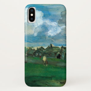 Russian Village Valentin Serov iPhone X Case