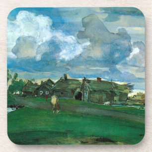 Russian Village Valentin Serov Coaster
