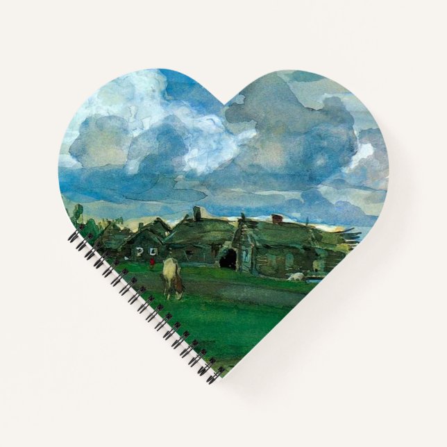 Russian Village Valentin Serov Notebook (Front)