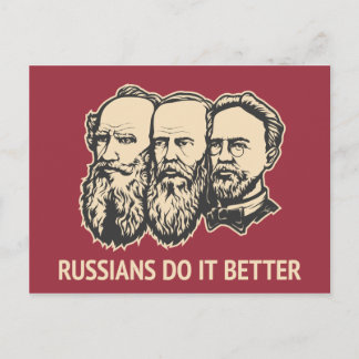 Russians Do It Better Postcard