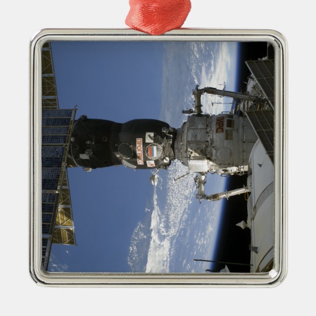 Russia's Progress 35P Metal Ornament (Front)
