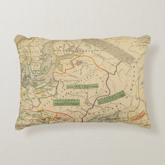 Russie, Suede, Norwege Decorative Cushion (Front)