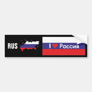 Russland - Russia Autoaufkleber Bumper Sticker