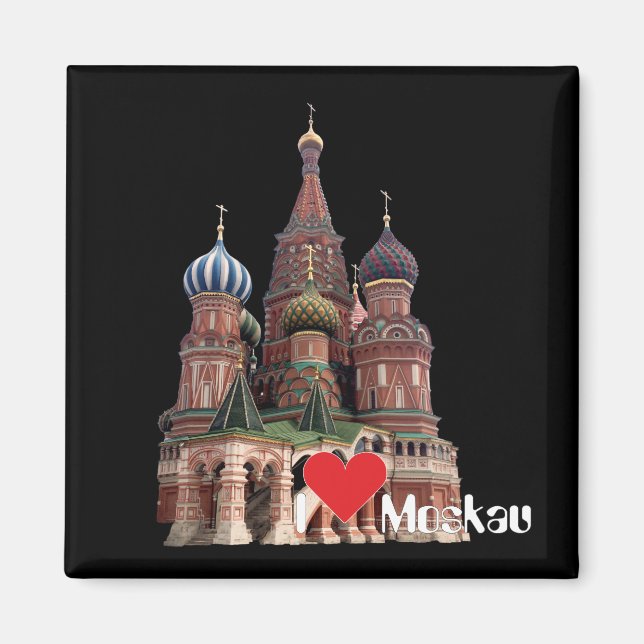 Russland - Russia Moskau Magnet (Front)