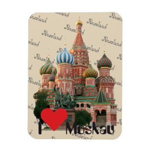 Russland - Russia Moskau Magnet