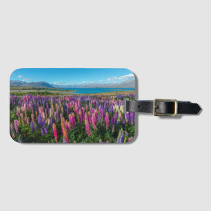 Russle Lupines at Lake Tekapo New Zealand Luggage Tag
