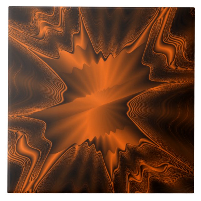 Rust Agate  Ceramic Tile (Front)