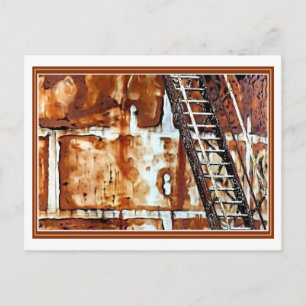 Rust and Stairs Postcard