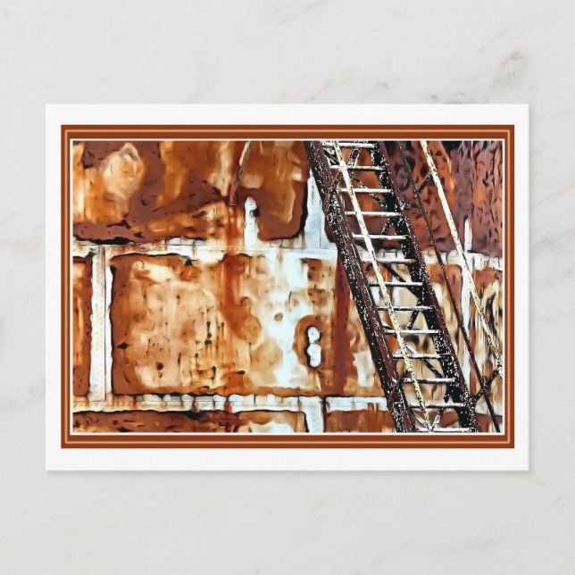 Rust and Stairs Postcard (Front)