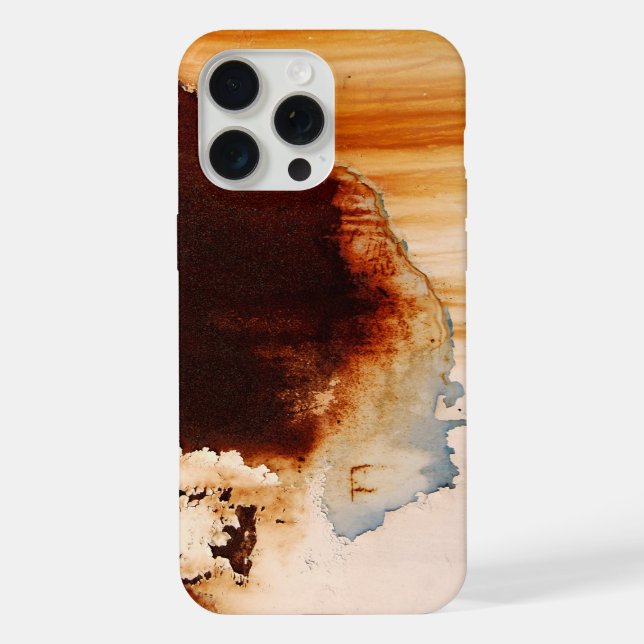 Rust Art Cool Fun Unique iPhone Case (Back)