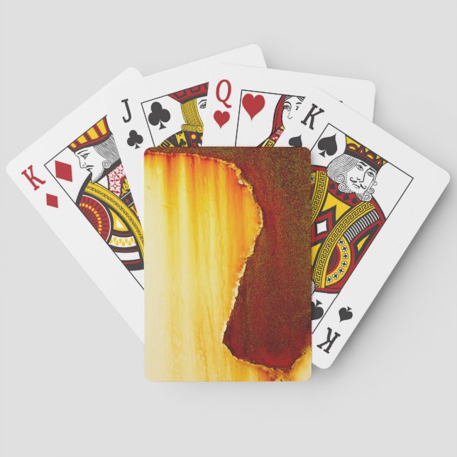 Rust Art - Cool Fun Unique Playing Cards (Back)