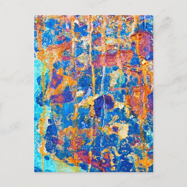 Rust Art Cool Fun Unique  Postcard (Front)