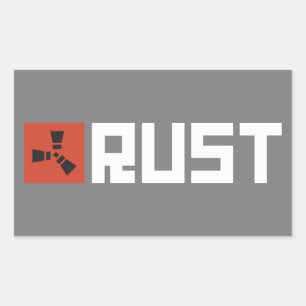 RUST Banner BRWG Rectangular Sticker